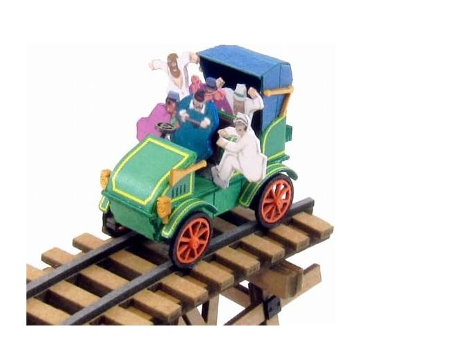 Sankei Paper Craft Diorama Studio Ghibli Laputa: Castle in the Sky Locomotive