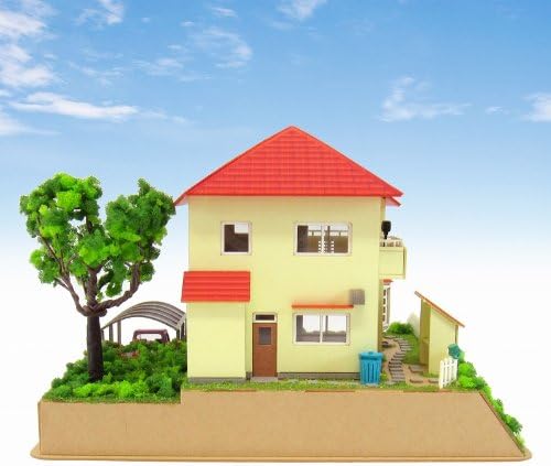 Sankei Paper Craft Diorama Studio Ghibli Ponyo on the Cliff Sosuke's House 1/150