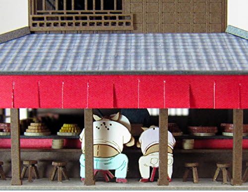 Sankei Paper Craft Diorama Studio Ghibli Spirited Away Mysterious Town P4 1/150