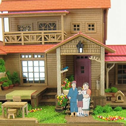 Sankei Paper Craft Diorama Studio Ghibli When Marnie Was There Oiwa House 1/150