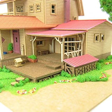 Sankei Paper Craft Diorama Studio Ghibli When Marnie Was There Oiwa House 1/150