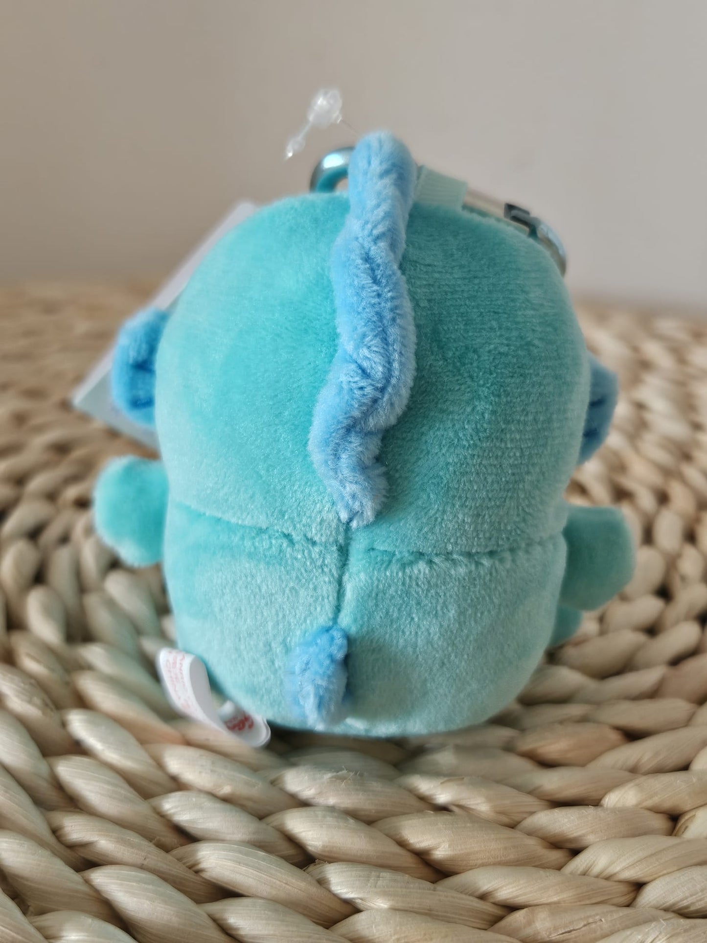 Sanrio Official Hangyodon Mini Mascot Plush Toy Blue-coloured Key chain