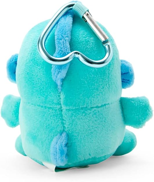 Sanrio Official Hangyodon Mini Mascot Plush Toy Blue-coloured Key chain