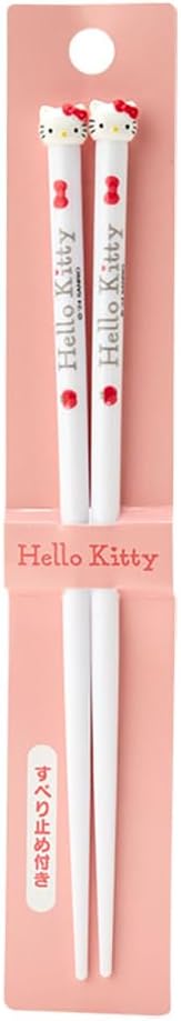 Sanrio Hello Kitty Kawaii Cute White Chopsticks Adult size 21 cm
