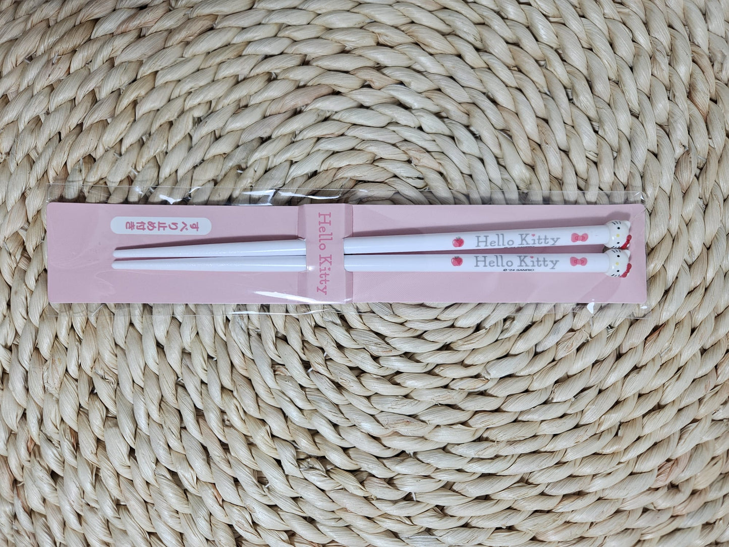 Sanrio Hello Kitty Kawaii Cute White Chopsticks Adult size 21 cm