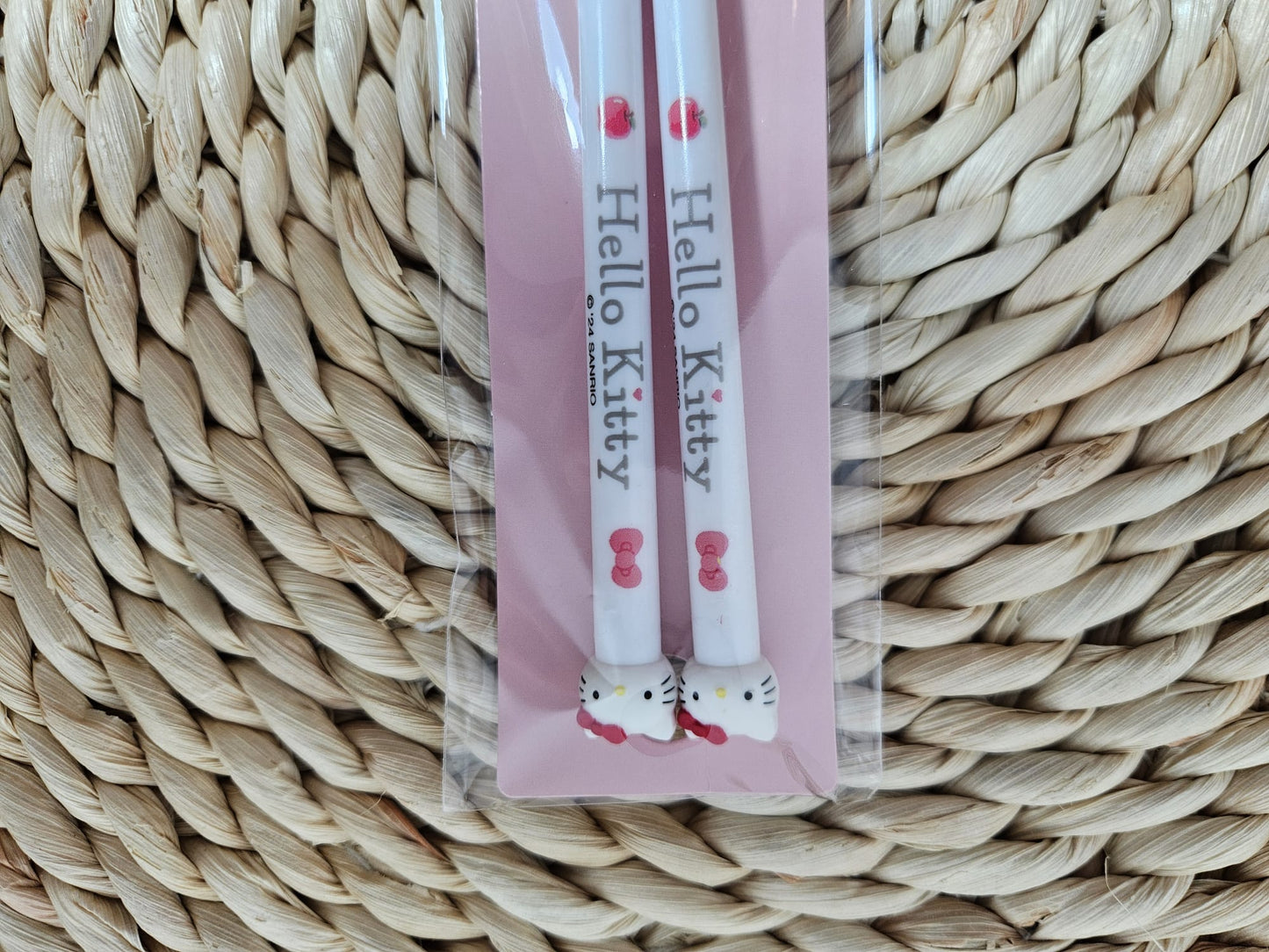 Sanrio Hello Kitty Kawaii Cute White Chopsticks Adult size 21 cm