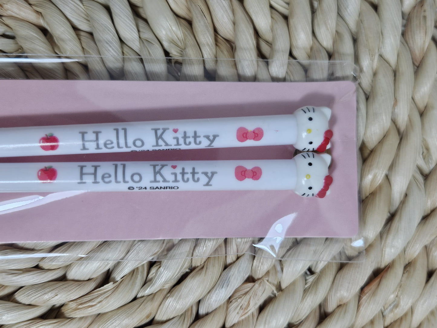 Sanrio Hello Kitty Kawaii Cute White Chopsticks Adult size 21 cm