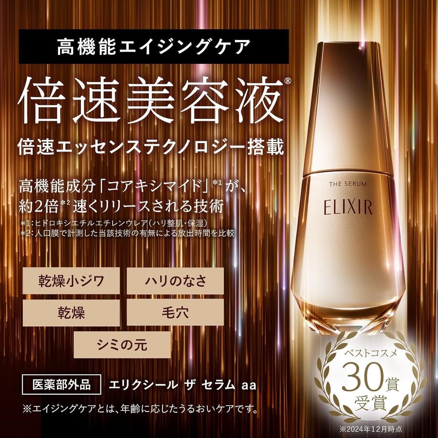 Shiseido Elixir The Serum Premium Anti-Aging Beauty Essence 50 ml
