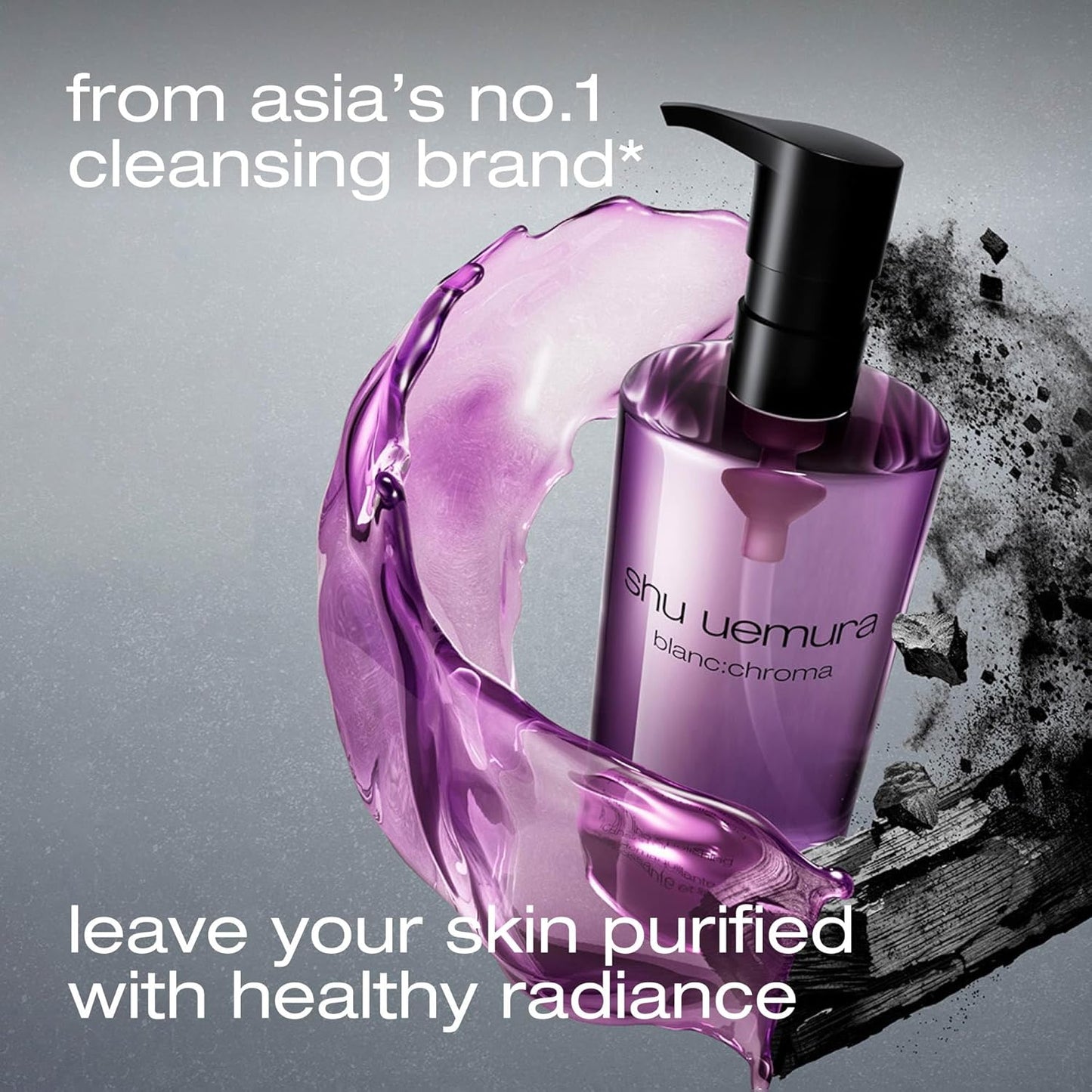 Shu Uemura Blanc Chroma Lightening & Polishing Cleansing Oil Japanese Charcoal 450ml