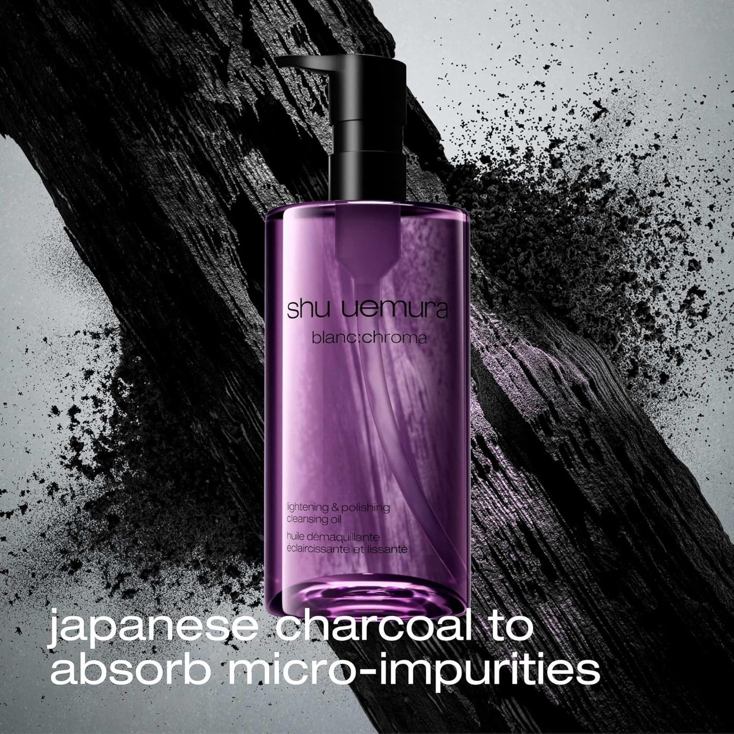 Shu Uemura Blanc Chroma Lightening & Polishing Cleansing Oil Japanese Charcoal 450ml