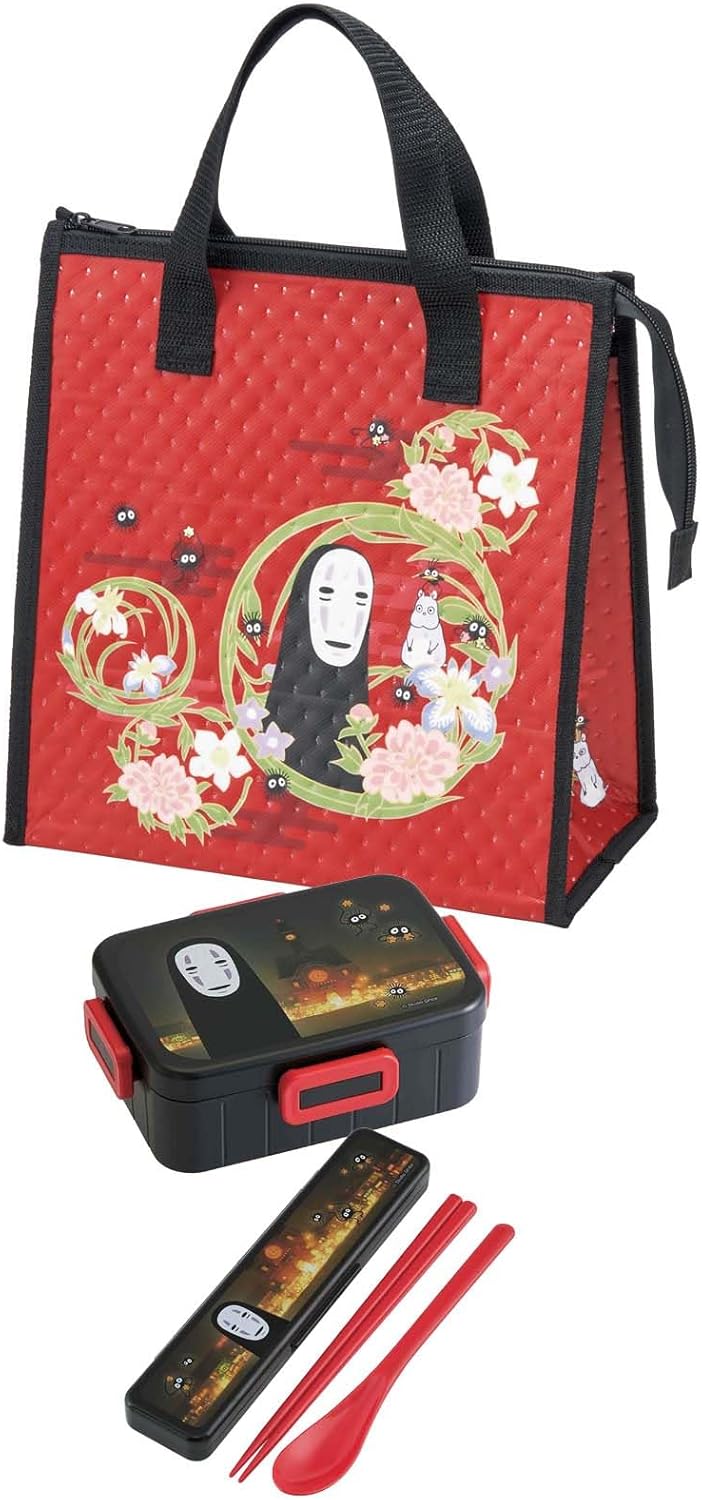 SKATER Studio Ghibli Spirited Away Kaonashi Lunch Bag Cooler Bag