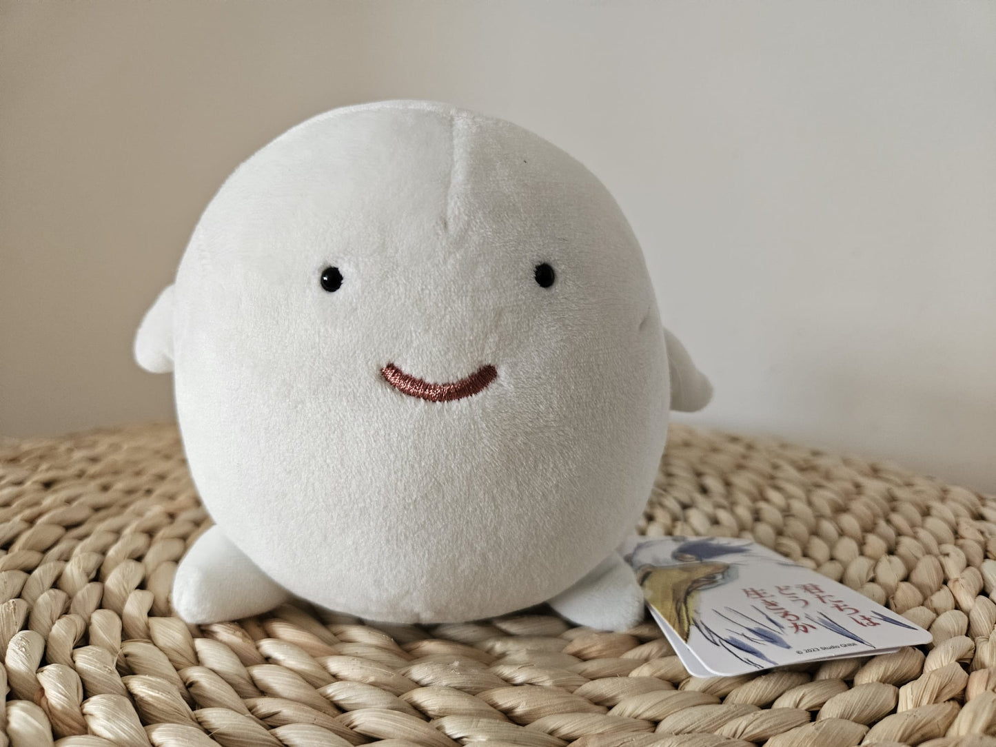 Studio Ghibli The Boy and the Heron Plushie Soft Toy White WaraWara Small Type 2