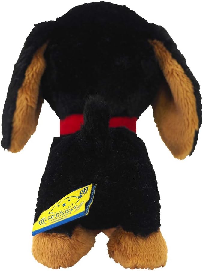Sun Lemon Adorable stuffed Toy Black Miniature Dachshund Small