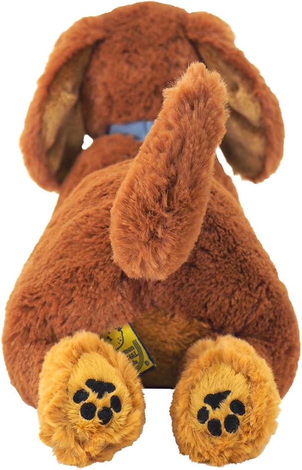 Sun Lemon Knee Dog Miniature Dachshund Light Brown S 14×37×17cm Stuffed Animal