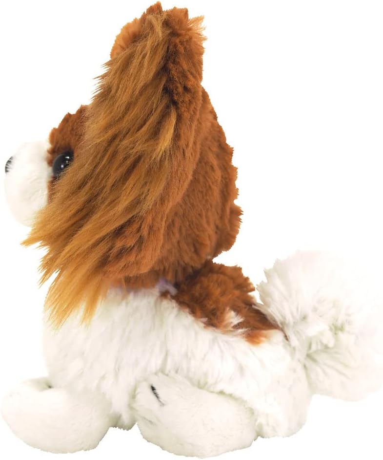 Sun Lemon Adorable stuffed Toy Papillon White & Brown Small