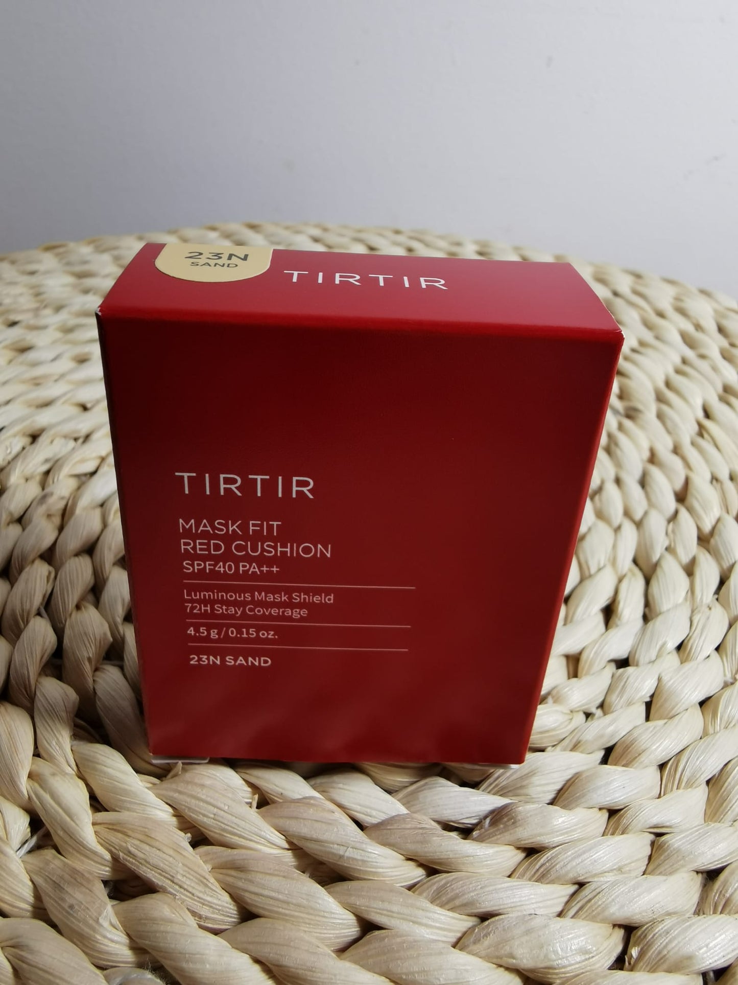 TIRTIR Mask Fit Mini Cushion Red 4.5g SPF40 PA++ 23N Makeup Base Foundation