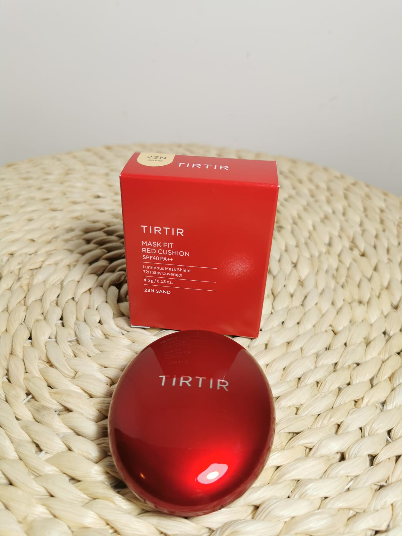 TIRTIR Mask Fit Mini Cushion Red 4.5g SPF40 PA++ 23N Makeup Base Foundation