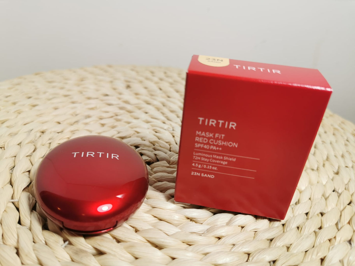 TIRTIR Mask Fit Mini Cushion Red 4.5g SPF40 PA++ 23N Makeup Base Foundation