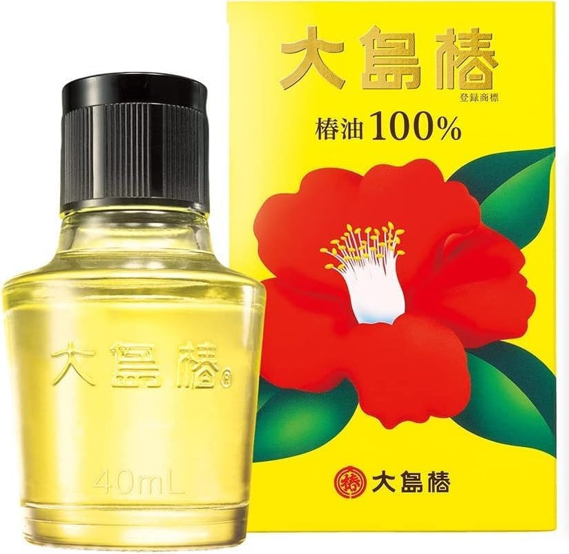 TSUBAKI Oshima 100% Camellia Hair Oil 40ml Damaged Hair Non-rinse