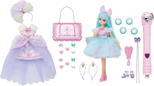 Takara Tomy Licca-chan Kiratto Karachen Gelato Colour Change Deluxe Set