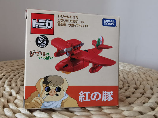 Takara Tomy Dream Tomica Studio Ghibli 02 Porco Rosso Savoia S.21F