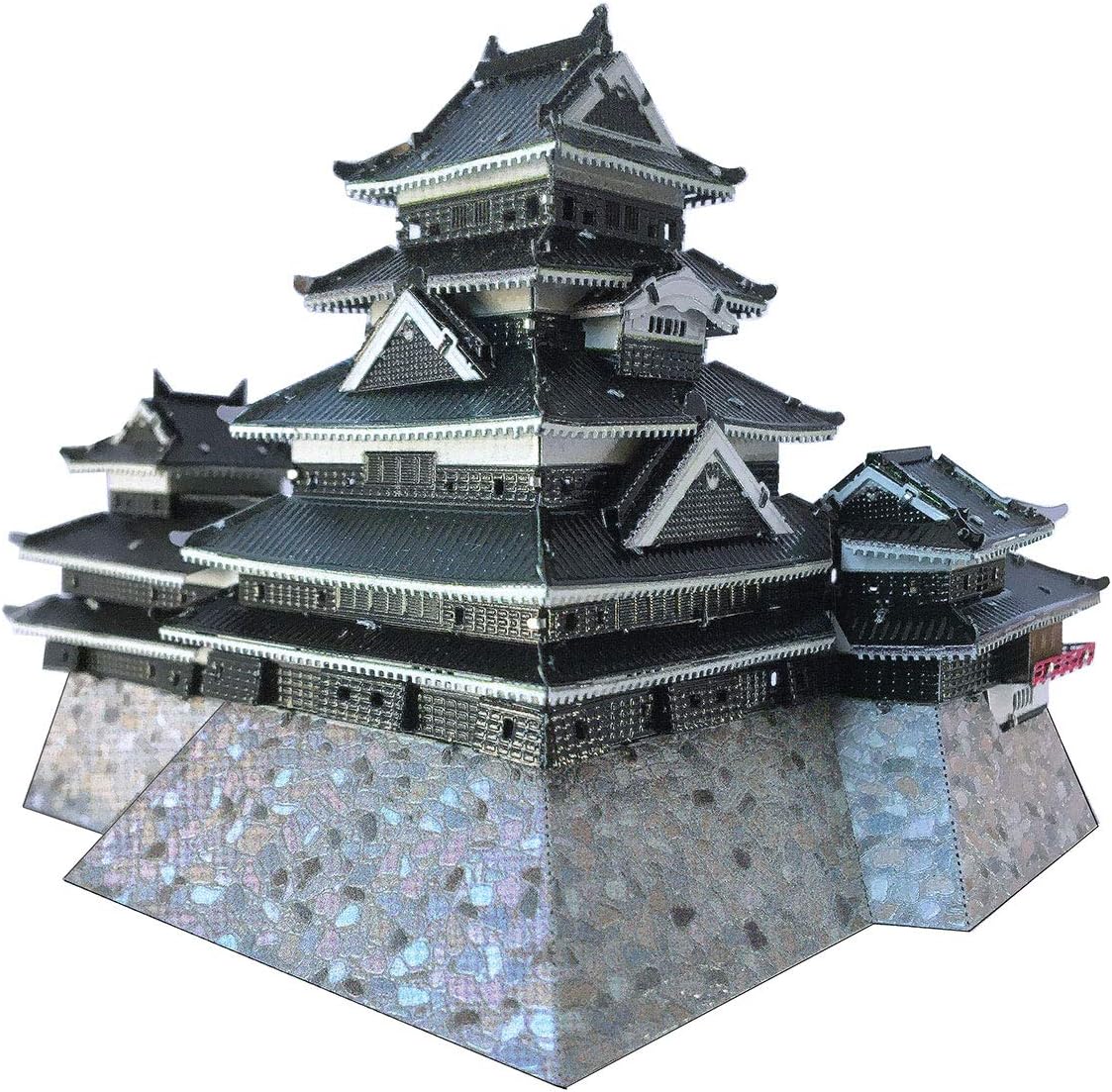 Tenyo Metallic Nano Puzzle Premium Series Matsumoto Japanese Castle T-MP-014M