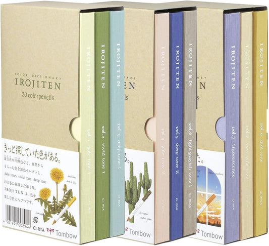 Tombow Irojiten No.1 2 3 Full Volume 90 Colored Pencils Dictionary Vol.1-9