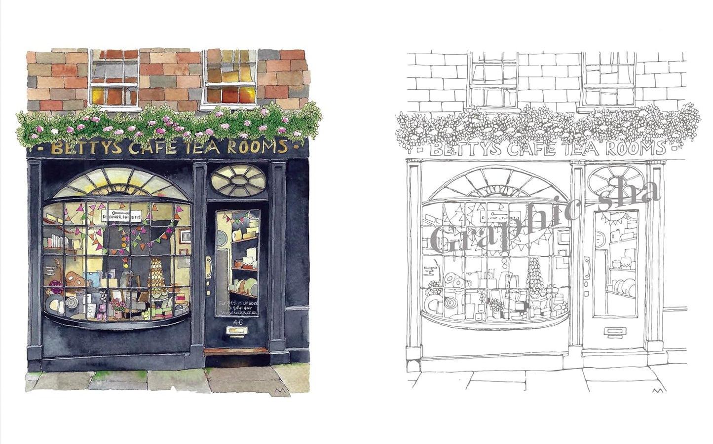 Adult Sketch Colouring Book: From Streets around the World