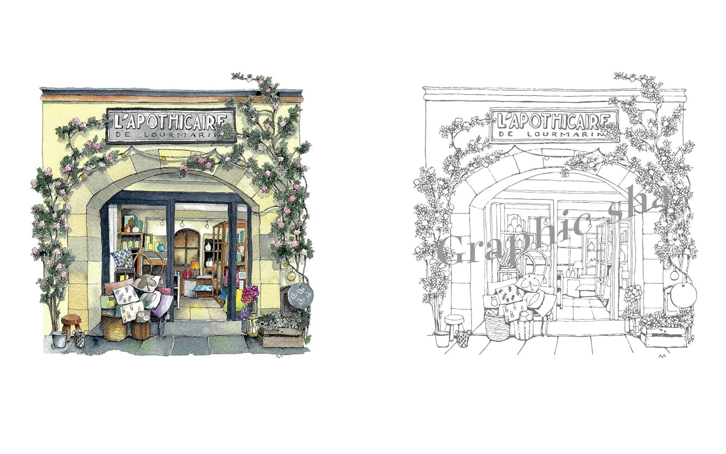 Adult Sketch Colouring Book: From Streets around the World