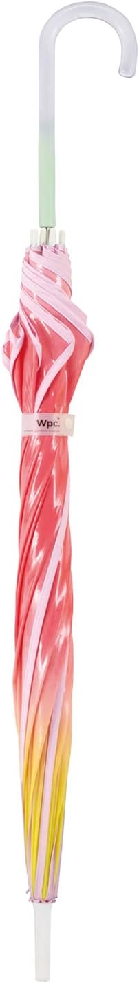 WPC. Cute Womens Pink Tulip Shaped Long Glossy Umbrella Adult