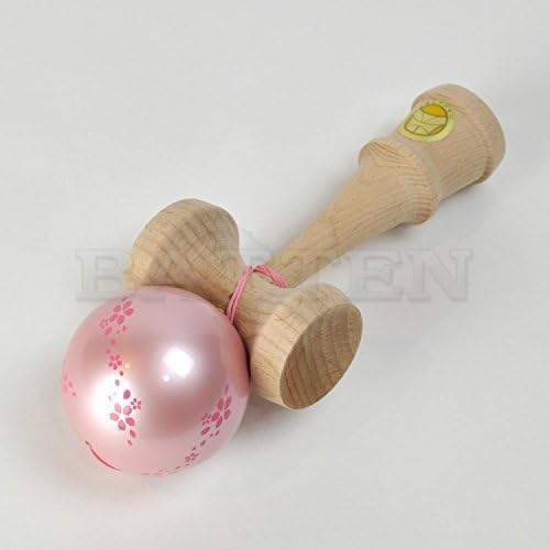 Yamagata Koubou Kendama Pearl Pink Cherry Blossom JKA Certified