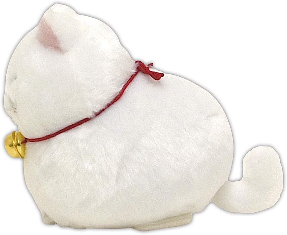 Amufun Bearded Manju Cat White Mochio Kawaii Stuffed Plush Toy