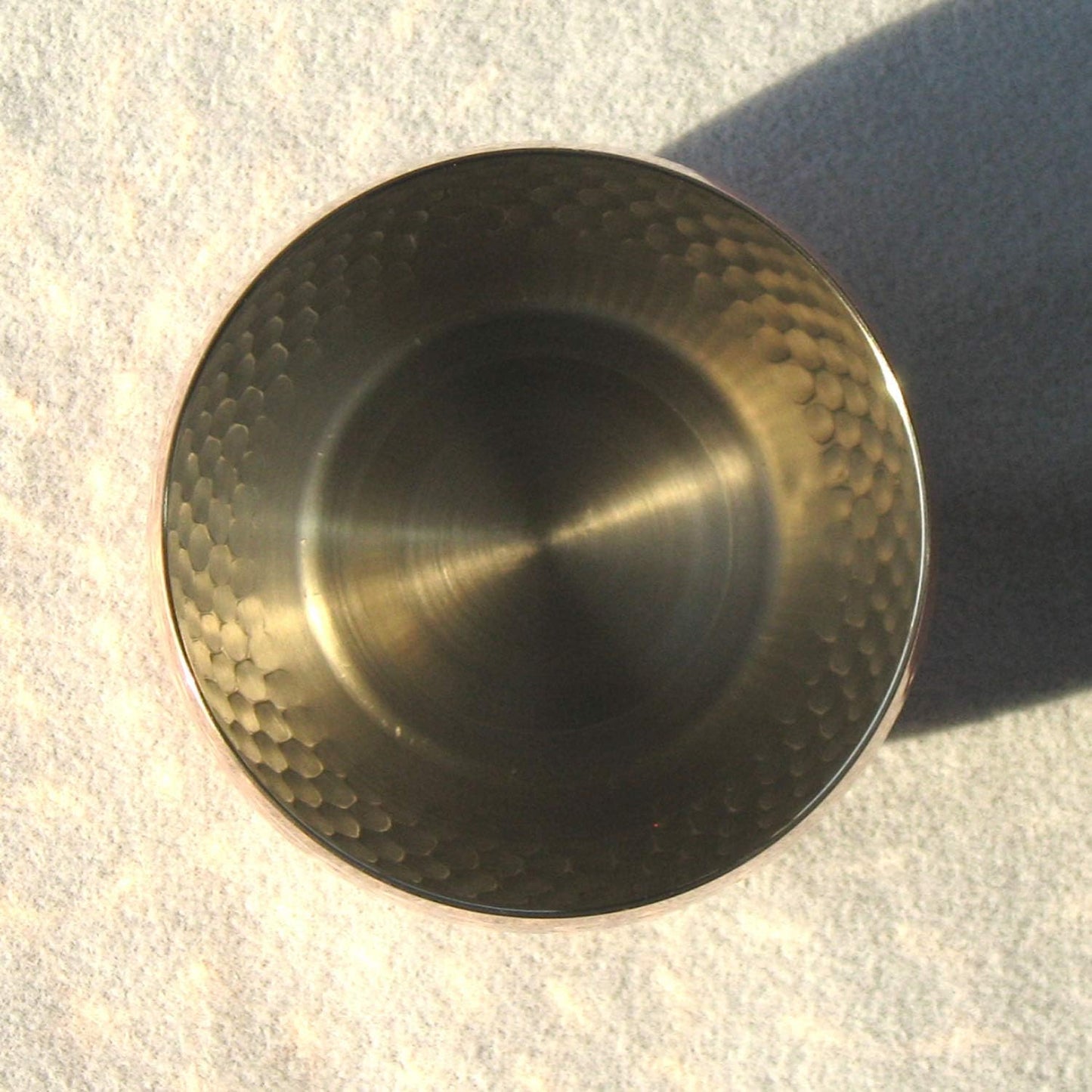 Asahi Nagao Tsubame-Sanjo Pure Copper Dharma Rock Glass 340 ml