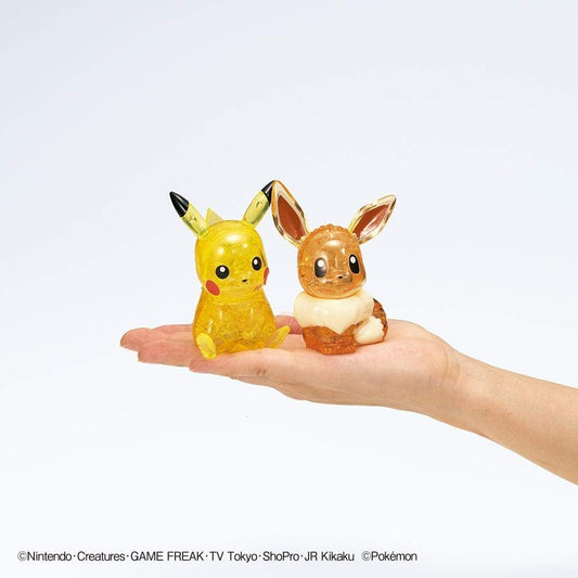 Beverly 3D Crystal Puzzle Pokemon Pikachu and Eevee 48 pieces