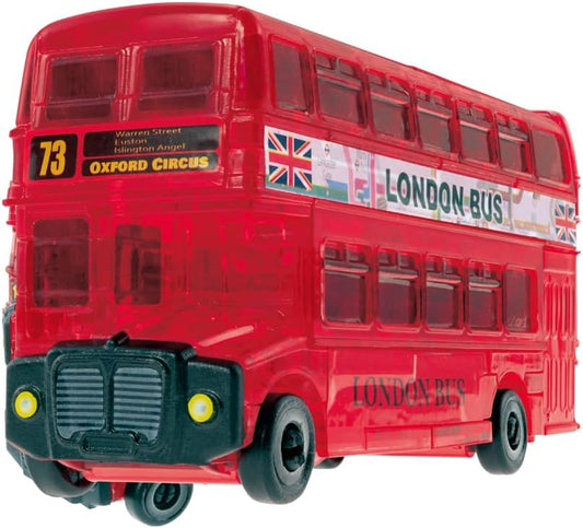 Beverly 3D Crystal Puzzle London Bus Red 53 Pieces