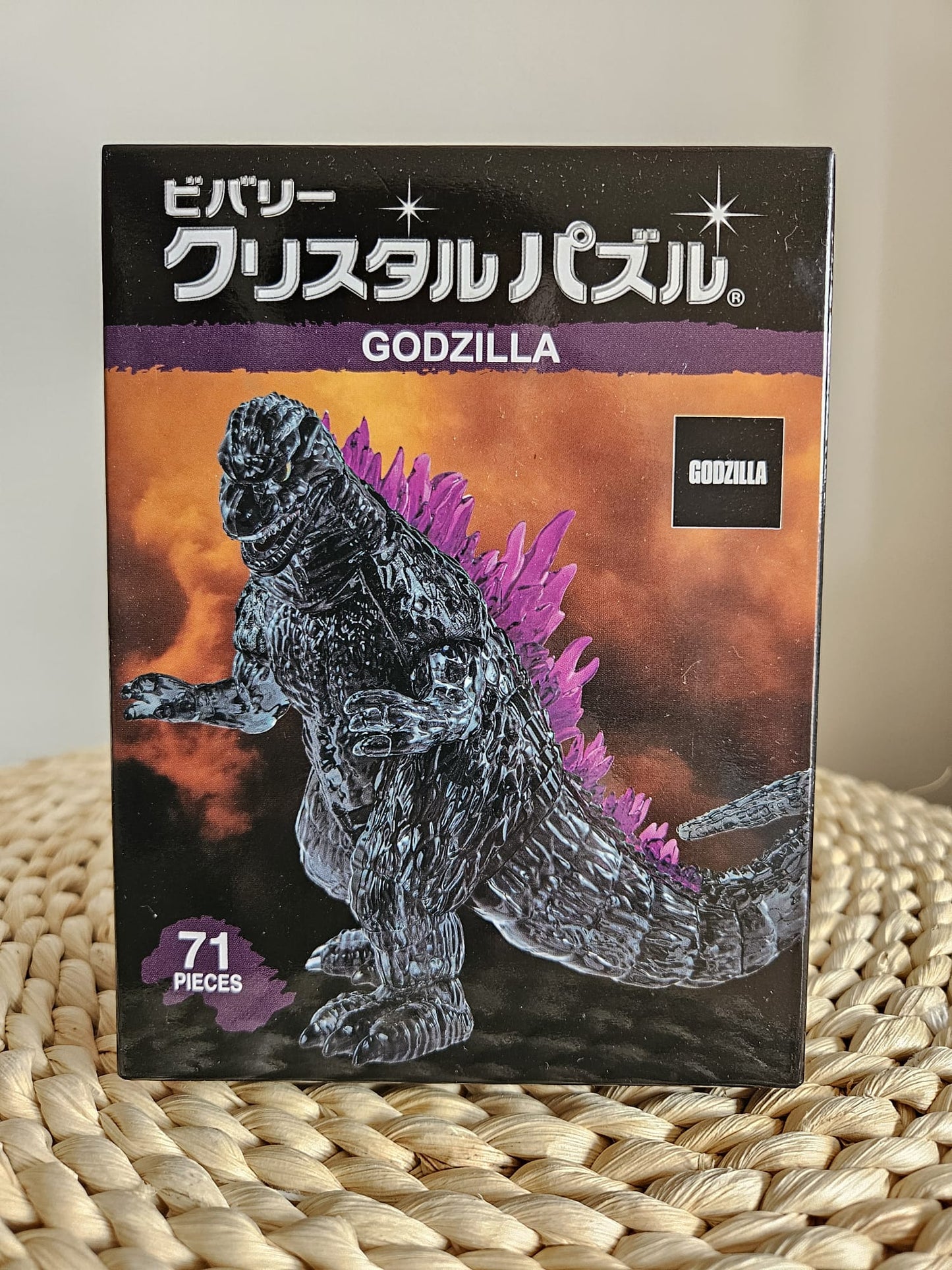 Beverly 3D Crystal Puzzle Grey Godzilla 71 Pieces