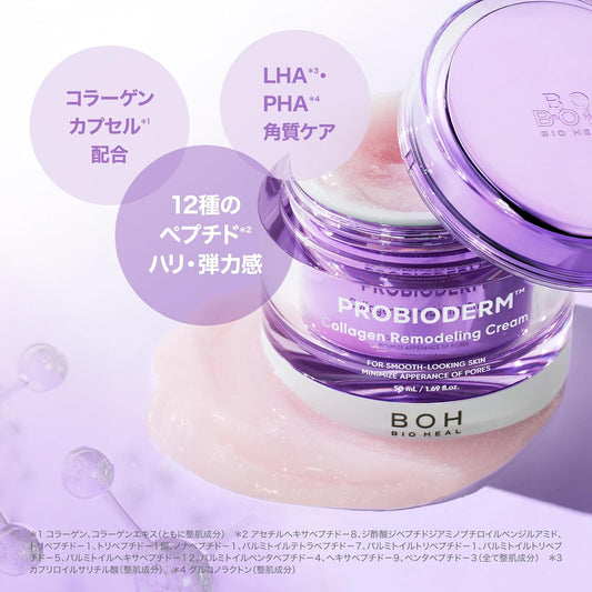BioHeal Boh Probioderm Collagen Remodeling Cream 50ml (1.7 oz) for Smooth Skin K-Beauty