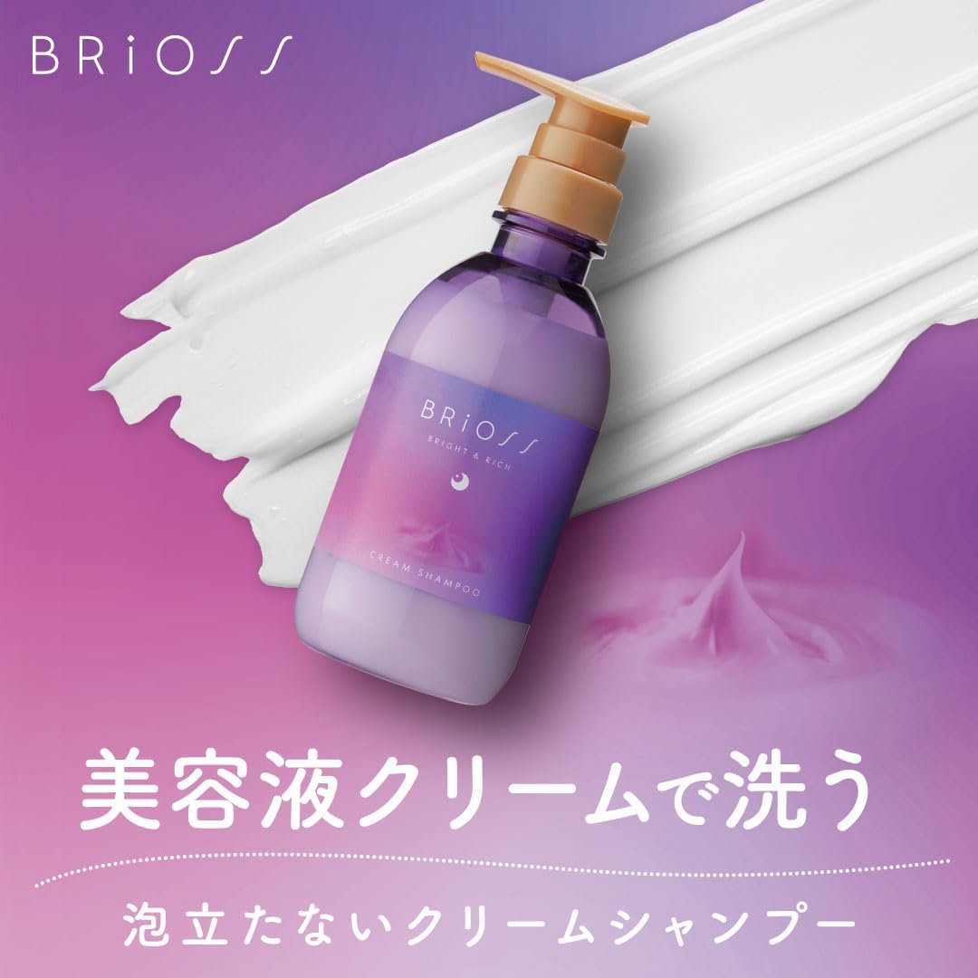 Brioss Cream Shampoo All-in-One Dense Emulsion Moisturizing 400 ml