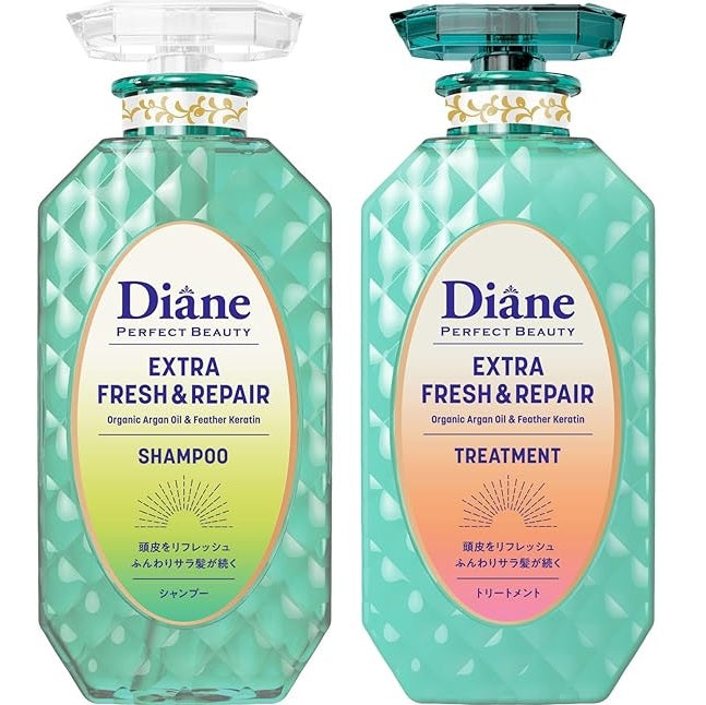 DIANE Shampoo & Treatment Set Shampoo & Conditioner Extra Fresh & Repair 450ml