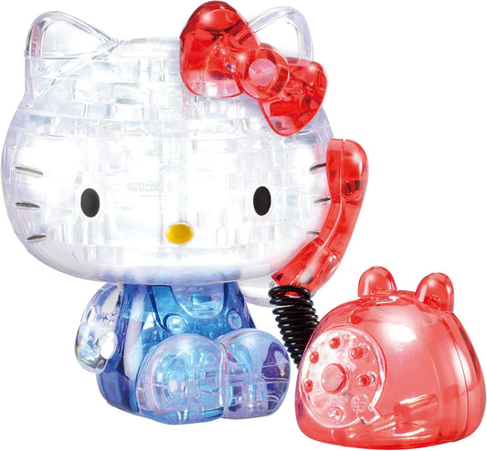Hanayama 3D Crystal Puzzle Hello Kitty Telephone 39 Pieces