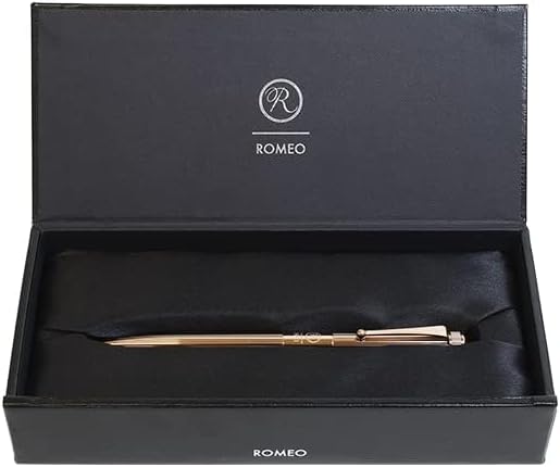 Itoya Romeo No.3 Ballpoint Pen: Fine Brush Extra Slim (ES) Vertical Line