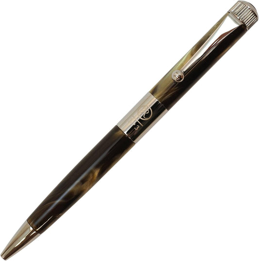 Itoya Romeo R234 No.3 Thin Shaft Barrel Ballpoint Pen Italian Grey 0.7 mm