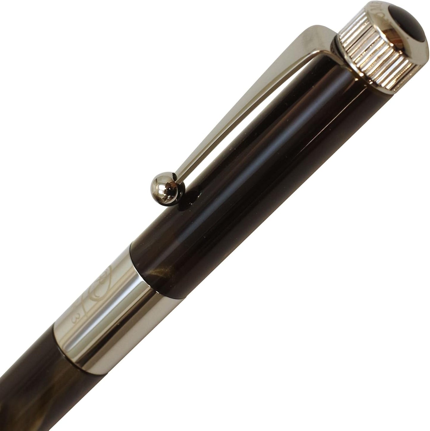 Itoya Romeo R234 No.3 Thin Shaft Barrel Ballpoint Pen Italian Grey 0.7 mm