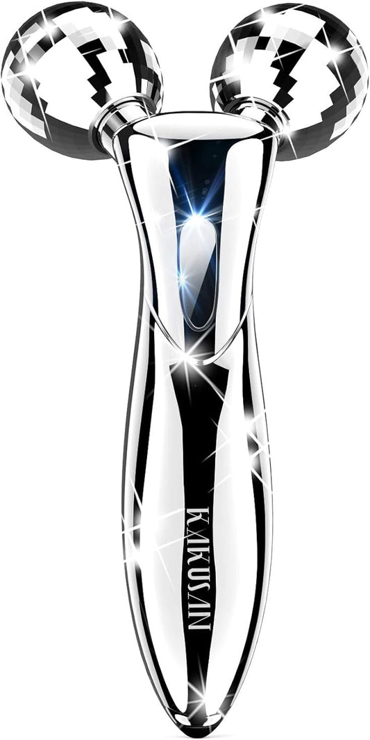 KAKUSAN 3D Waterproof Facial Beauty Roller Y-Shaped Micro Current