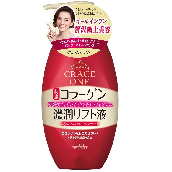 KOSE Grace One Lifting Essence All-in-One (6 in 1) 230ml Anti Aging Mature