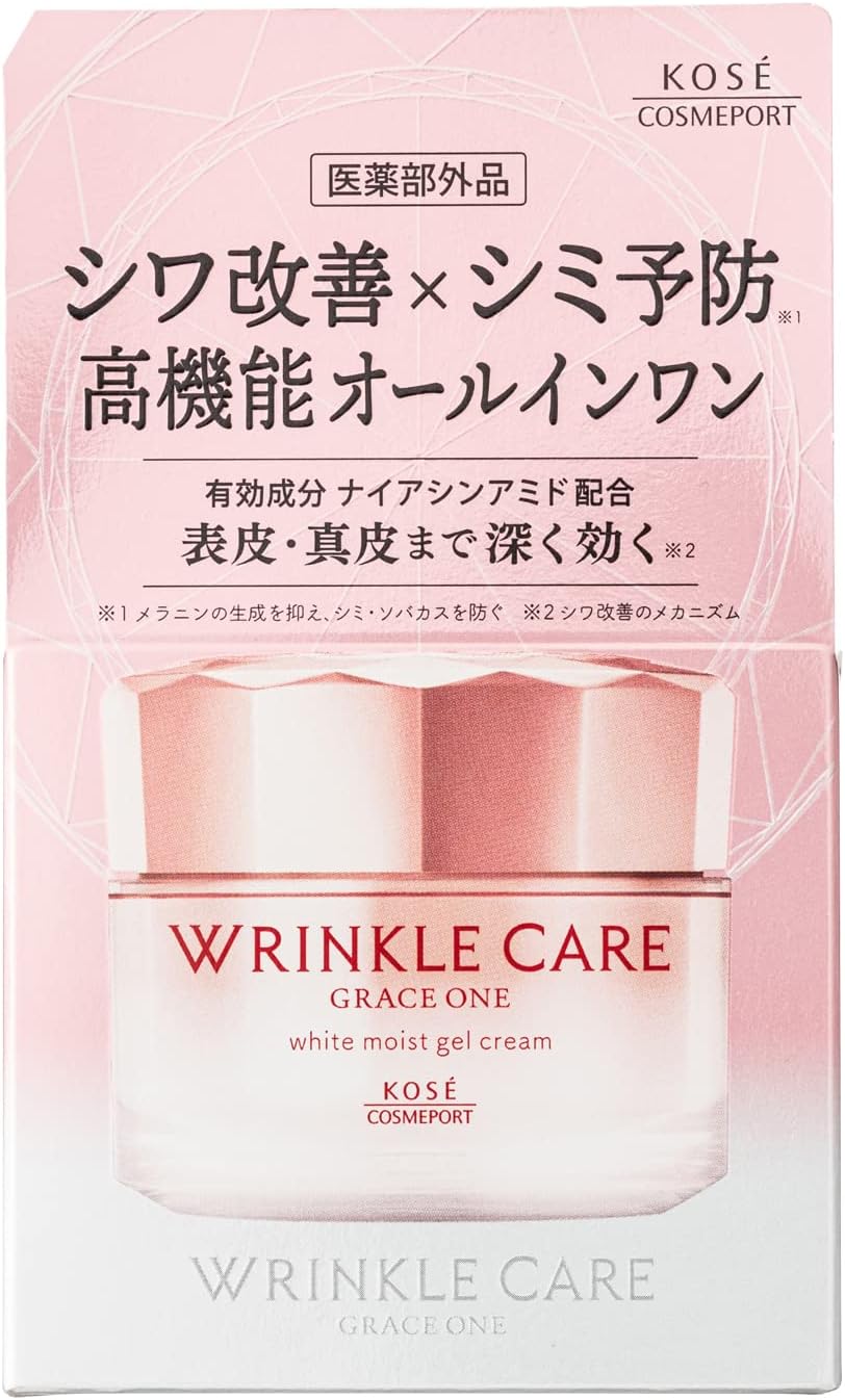 KOSE Grace One Wrinkle Care Mature Moist All-in-One Gel Cream Anti-aging 100g
