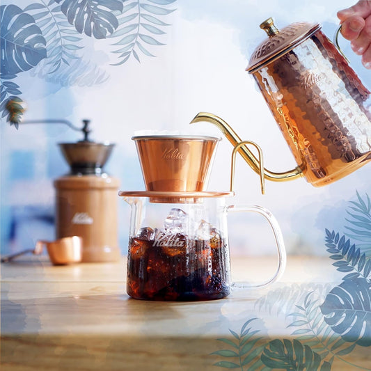 Kalita Wave Series Artisan Copper Coffee Dripper WDC-155 1-2 people Tsubame-Sanjo Japan