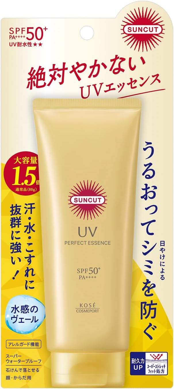 Kose Suncut Perfect UV Essence 120 g SPF50+ Waterproof Sunscreen