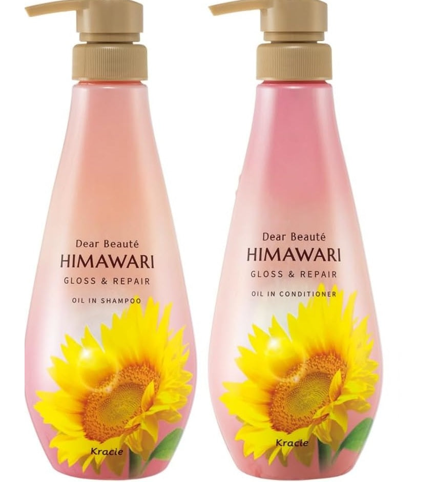 Himawari Gloss & Repair Set Oil in Shampoo & Conditioner 500g each