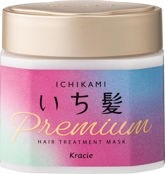 Kracie ICHIKAMI Premium Hair Treatment Mask Repairing Sakura 200g